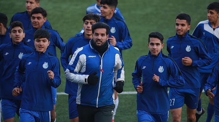 Esteghlal U-17 Football Team Training Session