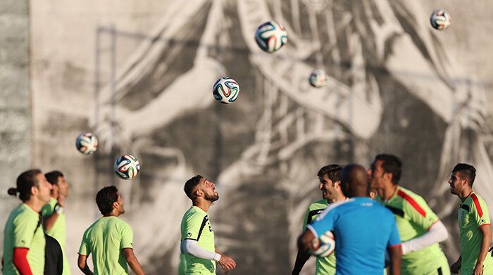 Iran National Football Team Training Session