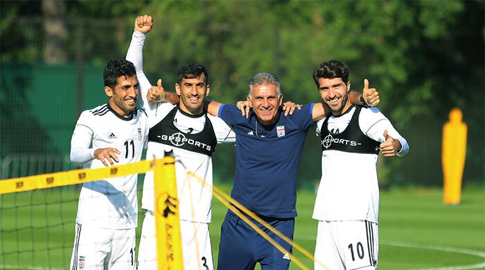 Iran National Football Team Training Session