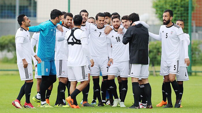 Iran National Football Team Training Session