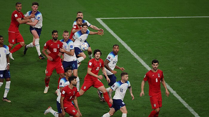 England 6 v 2 Iran