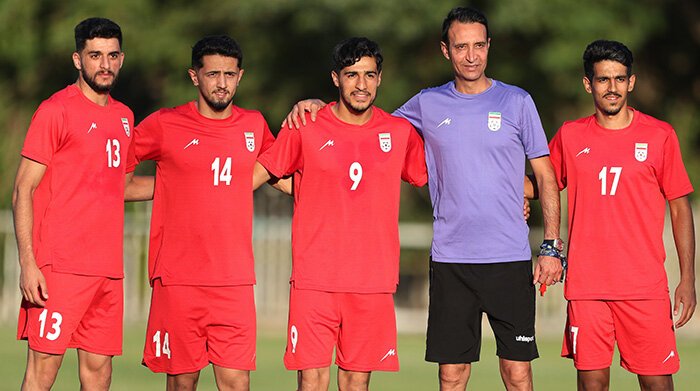 Iran U-21 National Football Team Training Session