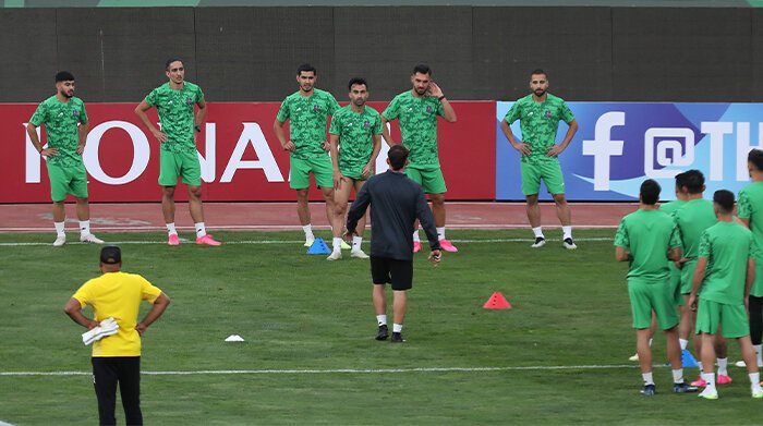 Nassaji Qaemshahr Football Team official training session