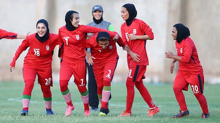 Iran Women's national Football Team Training Session