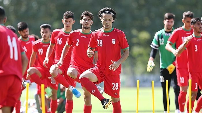 Iran U-21 National Football Team Training Session