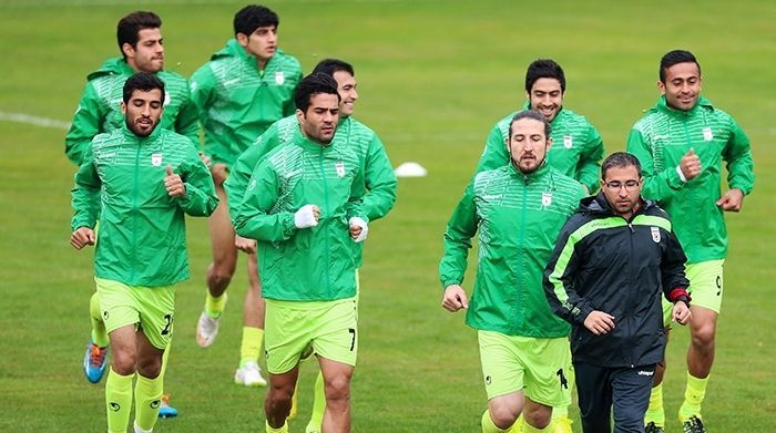 Iran National Football Team Training Session