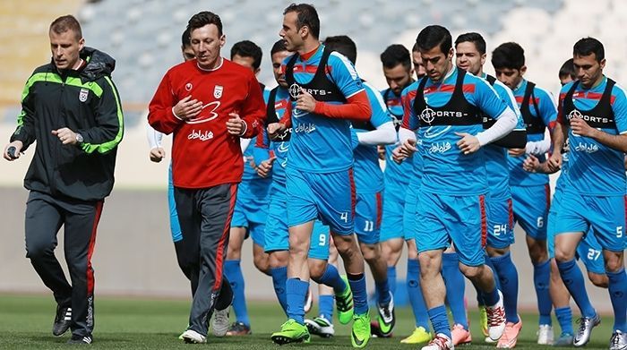 Iran National Football Team Training Session