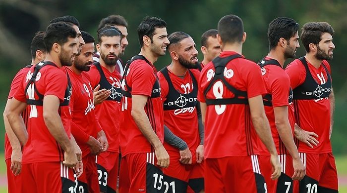 Iran National Football Team Training Session