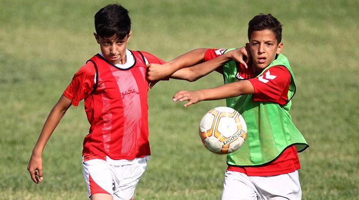 Kia Academy Football Team Training Session