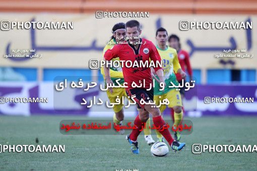 1053145, Tehran, [*parameter:4*], Iran Pro League، Persian Gulf Cup، 2011-12 season، Second Leg، Week 23، Rah Ahan 2 v ۱ Shahrdari Tabriz on 2012/01/29 at Ekbatan Stadium