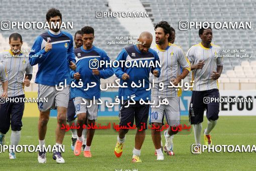 1058049, Tehran, , AFC Champions League 2012, Al-Gharafa SC Football Team Training Session on 2012/04/16 at Azadi Stadium