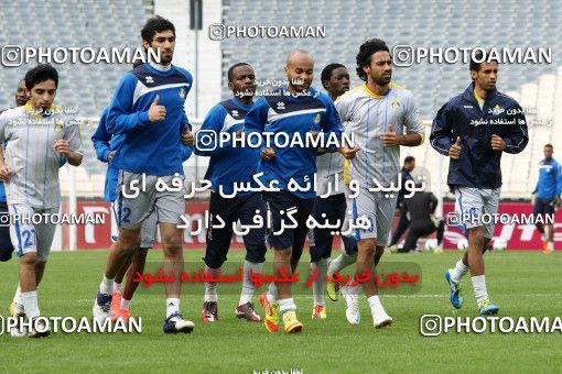 1058058, Tehran, , AFC Champions League 2012, Al-Gharafa SC Football Team Training Session on 2012/04/16 at Azadi Stadium