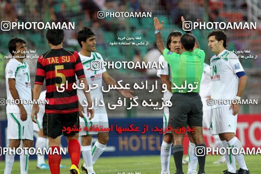 1071164, Isfahan,Fooladshahr, Iran, AFC Champions League 2010, Quarter-final, Going Play, Zob Ahan Esfahan 2 v 1 Pohang Steelers on 2010/09/15 at Foolad Shahr Stadium