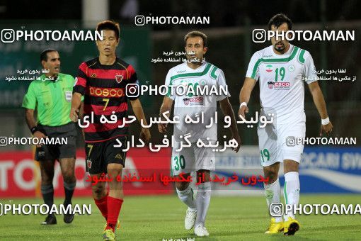 1071138, Isfahan,Fooladshahr, Iran, AFC Champions League 2010, Quarter-final, Going Play, Zob Ahan Esfahan 2 v 1 Pohang Steelers on 2010/09/15 at Foolad Shahr Stadium