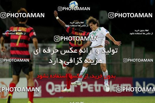 1071074, Isfahan,Fooladshahr, Iran, AFC Champions League 2010, Quarter-final, Going Play, Zob Ahan Esfahan 2 v 1 Pohang Steelers on 2010/09/15 at Foolad Shahr Stadium