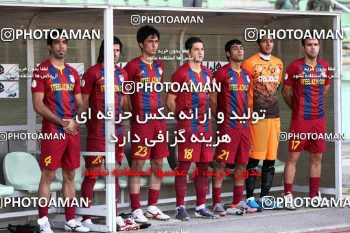 1072803, Tehran, [*parameter:4*], لیگ برتر فوتبال ایران، Persian Gulf Cup، Week 9، First Leg، Steel Azin 2 v 1 Sanat Naft Abadan on 2010/09/18 at Shahid Dastgerdi Stadium