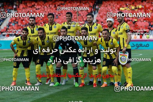 1106687, Tehran, [*parameter:4*], Iran Pro League، Persian Gulf Cup، 2017-18 season، Second Leg، Week 28، Persepolis ۱ v ۱ Pars Jonoubi Jam on 2018/04/11 at Azadi Stadium