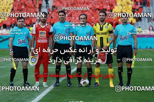 1096449, Tehran, [*parameter:4*], Iran Pro League، Persian Gulf Cup، 2017-18 season، Second Leg، Week 28، Persepolis ۱ v ۱ Pars Jonoubi Jam on 2018/04/11 at Azadi Stadium