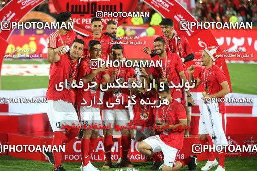 1131424, Tehran, [*parameter:4*], Iran Pro League، Persian Gulf Cup، 2017-18 season، Second Leg، Week 30، Persepolis 3 v ۰ Sepid Roud Rasht on 2018/04/27 at Azadi Stadium