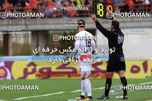 1136019, Rasht, Iran, Iran Pro League، Persian Gulf Cup، 2017-18 season، Second Leg، Week 28، Sepid Roud Rasht ۱ v ۰ Tractor S.C. on 2018/04/13 at Shahid Dr. Azodi Stadium