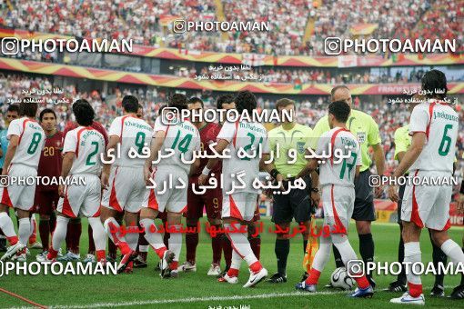 1147462, Frankfurt, Germany, 2006 FIFA World Cup, Group stage, Group D, Iran 0 v 2 Portugal on 2006/06/17 at Commerzbank-Arena