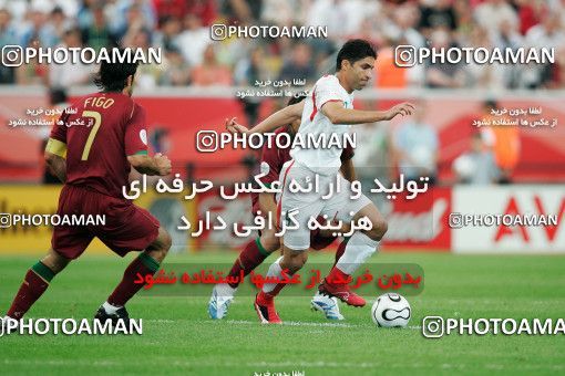 1147258, Frankfurt, Germany, 2006 FIFA World Cup, Group stage, Group D, Iran 0 v 2 Portugal on 2006/06/17 at Commerzbank-Arena