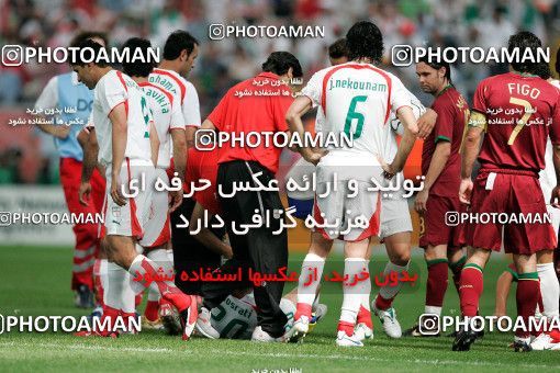 1147522, Frankfurt, Germany, 2006 FIFA World Cup, Group stage, Group D, Iran 0 v 2 Portugal on 2006/06/17 at Commerzbank-Arena