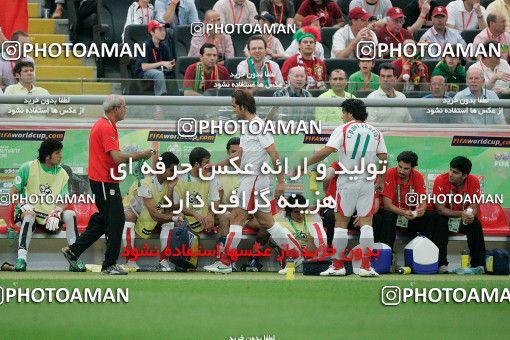 1147363, Frankfurt, Germany, 2006 FIFA World Cup, Group stage, Group D, Iran 0 v 2 Portugal on 2006/06/17 at Commerzbank-Arena