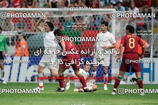 1147245, Frankfurt, Germany, 2006 FIFA World Cup, Group stage, Group D, Iran 0 v 2 Portugal on 2006/06/17 at Commerzbank-Arena