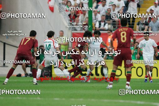 1147650, Frankfurt, Germany, 2006 FIFA World Cup, Group stage, Group D, Iran [*parameter:140*] v [*parameter:139*] Portugal on 2006/06/17 at Commerzbank-Arena