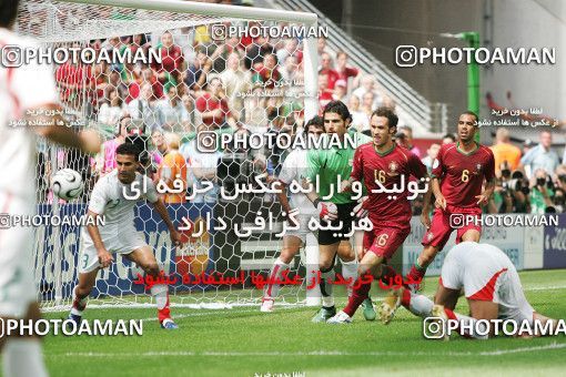 1147325, Frankfurt, Germany, 2006 FIFA World Cup, Group stage, Group D, Iran 0 v 2 Portugal on 2006/06/17 at Commerzbank-Arena