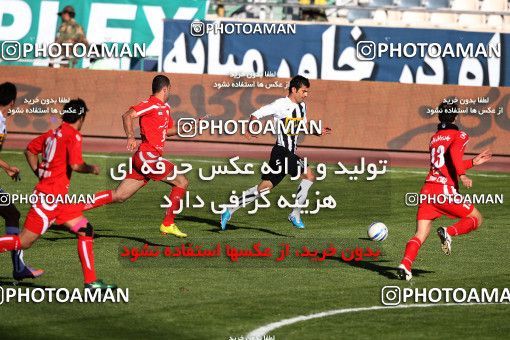 1167278, Tehran, Iran, لیگ برتر فوتبال ایران، Persian Gulf Cup، Week 19، Second Leg، Persepolis 1 v 4 Saba Qom on 2010/12/19 at Azadi Stadium