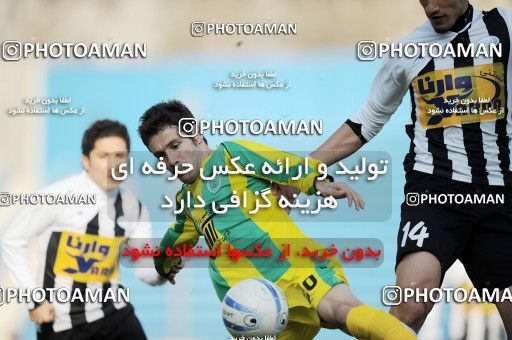 1171512, Tehran, Iran, Iran Pro League، Persian Gulf Cup، 2010-11 season، Second Leg، Week 21، Rah Ahan ۰ v 2 Saba Qom on 2011/02/05 at Ekbatan Stadium