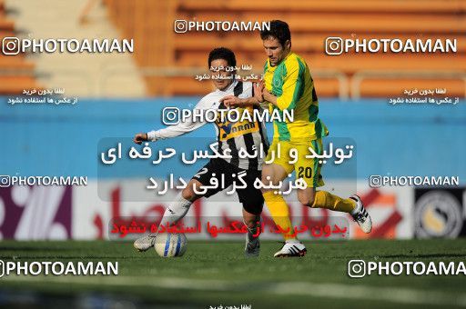 1171530, Tehran, Iran, Iran Pro League، Persian Gulf Cup، 2010-11 season، Second Leg، Week 21، Rah Ahan ۰ v 2 Saba Qom on 2011/02/05 at Ekbatan Stadium