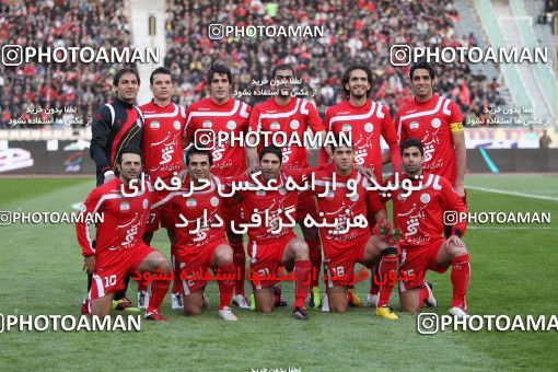 1176200, Tehran, Iran, Iran Pro League، Persian Gulf Cup، 2010-11 season، Second Leg، Week 24، Persepolis 3 v ۱ Foulad Khouzestan on 2011/02/25 at Azadi Stadium