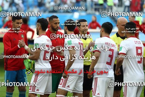 1860454, Saint Petersburg, Russia, 2018 FIFA World Cup, Group stage, Group B, Morocco 0 v 1 Iran on 2018/06/15 at ورزشگاه سن پترزبورگ