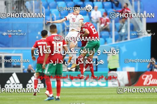 1860843, Saint Petersburg, Russia, 2018 FIFA World Cup, Group stage, Group B, Morocco [*parameter:140*] v [*parameter:139*] Iran on 2018/06/15 at ورزشگاه سن پترزبورگ