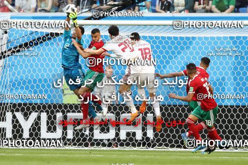 1860702, Saint Petersburg, Russia, 2018 FIFA World Cup, Group stage, Group B, Morocco [*parameter:140*] v [*parameter:139*] Iran on 2018/06/15 at ورزشگاه سن پترزبورگ