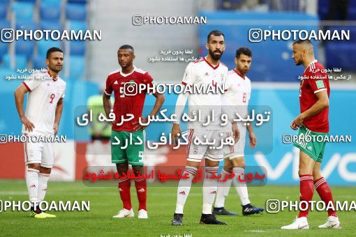 1860470, Saint Petersburg, Russia, 2018 FIFA World Cup, Group stage, Group B, Morocco [*parameter:140*] v [*parameter:139*] Iran on 2018/06/15 at ورزشگاه سن پترزبورگ