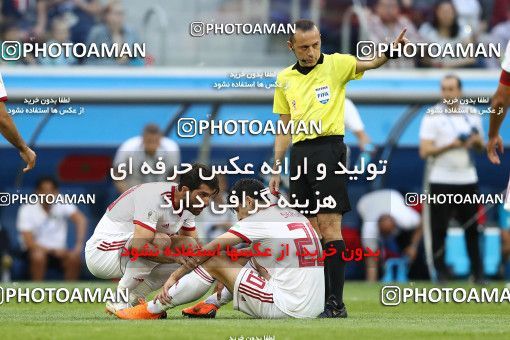 1860814, Saint Petersburg, Russia, 2018 FIFA World Cup, Group stage, Group B, Morocco 0 v 1 Iran on 2018/06/15 at ورزشگاه سن پترزبورگ