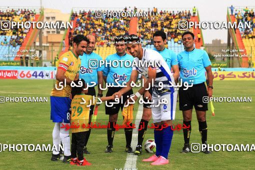 1222479, Abadan, [*parameter:4*], Iran Pro League، Persian Gulf Cup، 2017-18 season، Second Leg، Week 30، Sanat Naft Abadan 3 v 3 Esteghlal Khouzestan on 2018/04/27 at Takhti Stadium Abadan