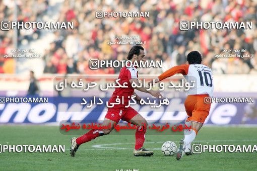 1239599, Tehran, , Iran Pro League، Persian Gulf Cup، 2008-09 season، Second Leg، Week 18، Persepolis ۱ v ۱ Saipa on 2008/12/09 at Azadi Stadium