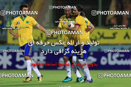 1247282, Abadan, , Iranian Hazfi Cup, Semi-Finals, Khorramshahr Cup, Sanat Naft Abadan ۰ (4) v (3) ۰ Tractor S.C. on 2018/09/14 at Takhti Stadium Abadan