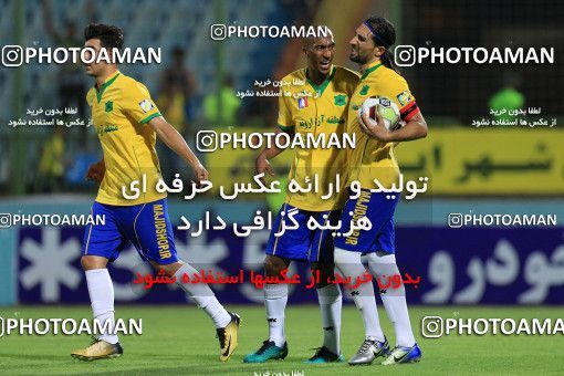 1247313, Abadan, , Iranian Hazfi Cup, Semi-Finals, Khorramshahr Cup, Sanat Naft Abadan ۰ (4) v (3) ۰ Tractor S.C. on 2018/09/14 at Takhti Stadium Abadan