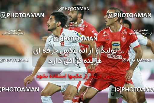 1257472, Tehran, , Iran Pro League، Persian Gulf Cup، 2018-19 season، First Leg، Week 7، Persepolis ۱ v ۰ Sepid Roud Rasht on 2018/09/23 at Azadi Stadium