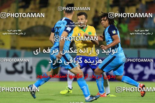 1254016, Abadan, , Iran Pro League، Persian Gulf Cup، 2018-19 season، First Leg، Week 7، Sanat Naft Abadan ۱ v 2 Paykan on 2018/09/21 at Takhti Stadium Abadan