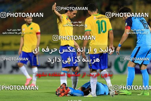 1254094, Abadan, , Iran Pro League، Persian Gulf Cup، 2018-19 season، First Leg، Week 7، Sanat Naft Abadan ۱ v 2 Paykan on 2018/09/21 at Takhti Stadium Abadan