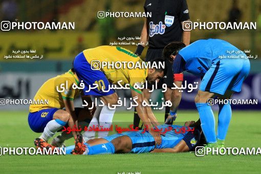 1254099, Abadan, , Iran Pro League، Persian Gulf Cup، 2018-19 season، First Leg، Week 7، Sanat Naft Abadan ۱ v 2 Paykan on 2018/09/21 at Takhti Stadium Abadan