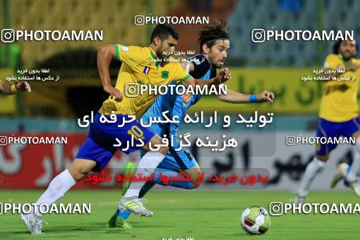 1254072, Abadan, , Iran Pro League، Persian Gulf Cup، 2018-19 season، First Leg، Week 7، Sanat Naft Abadan ۱ v 2 Paykan on 2018/09/21 at Takhti Stadium Abadan