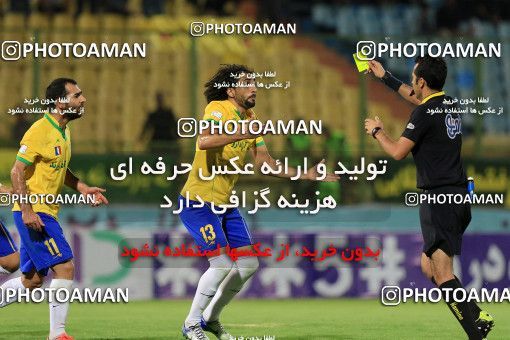 1254035, Abadan, , Iran Pro League، Persian Gulf Cup، 2018-19 season، First Leg، Week 7، Sanat Naft Abadan ۱ v 2 Paykan on 2018/09/21 at Takhti Stadium Abadan